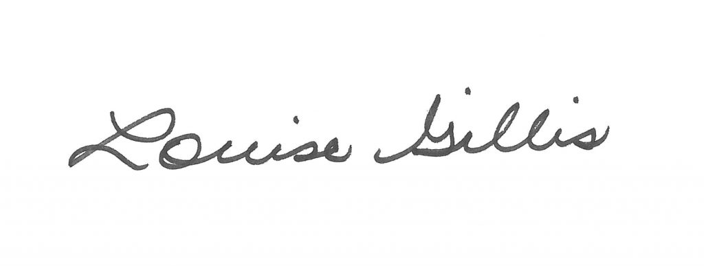 Louise Gillis Signature