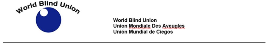 World Blind Union Logo