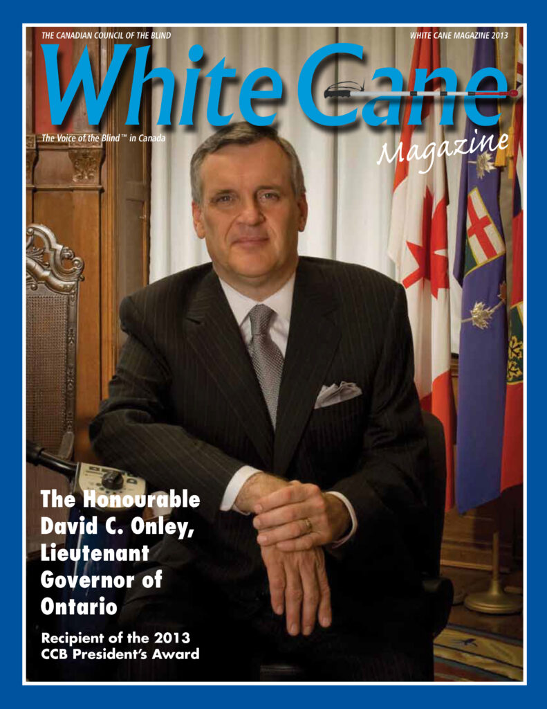 White Can Magazine's cover from 2013.  Featuring David Onley in office.